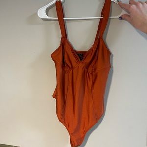 Out From Under by Urban Outfitters Orange Bodysuit